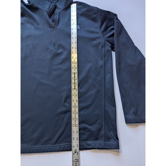 Northface Quarter Zip Fleece Lined Jacket XL Extra Large Mens Dark Blue - Picture 7 of 12